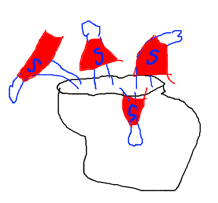 This is a picture of poorly-drawn crime-fighting penises. In a bag. Aren't you glad I made this page accessible?